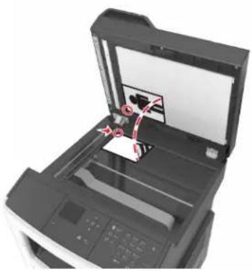 LEXMARK MX317 - Envoi d'une télécopie - 2