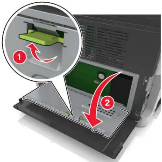 LEXMARK MX317 - Accès à la carte contrôleur - 3