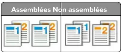 LEXMARK MX317 - Assemblage de copies - 1