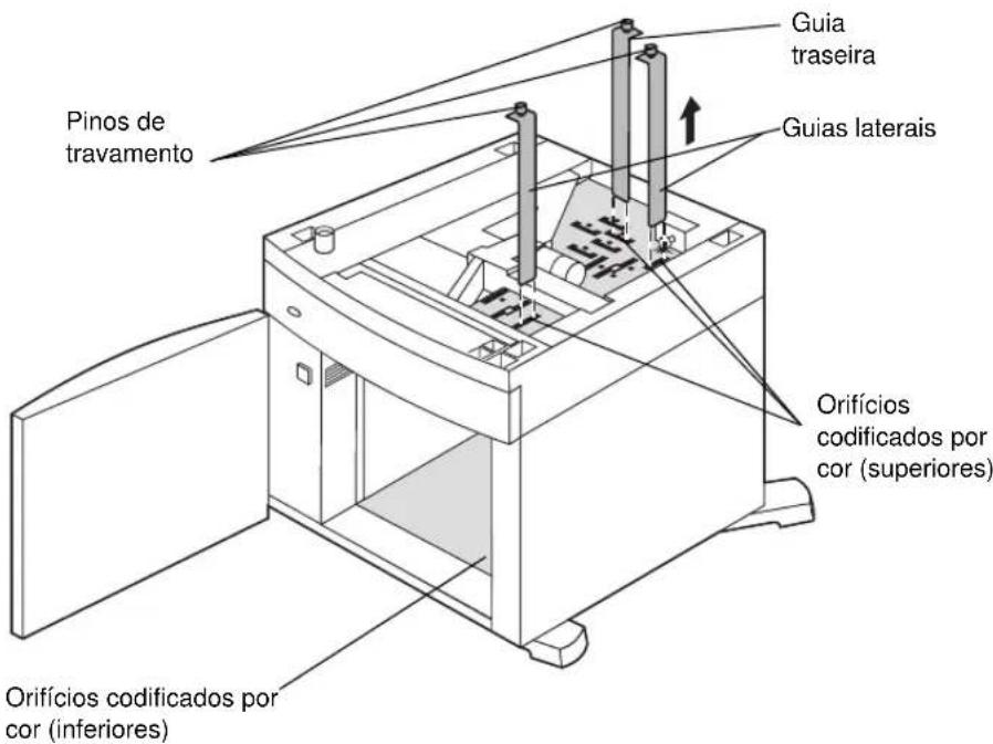 LEXMARK Optra T610 - Alterar o tamanho do papel - 2