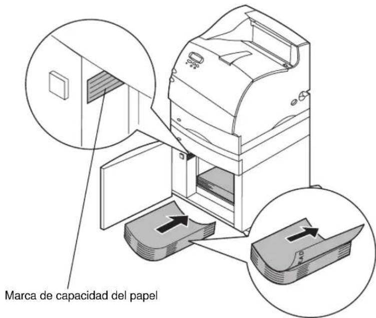 LEXMARK Optra T610 - Carga del papel - 3