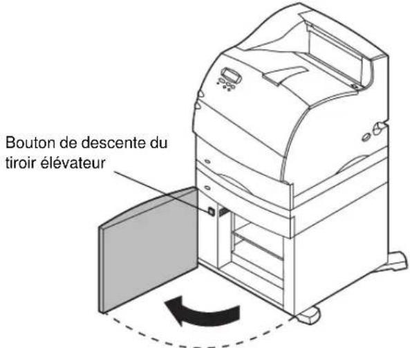 LEXMARK Optra T610 - Chargement de papier - 1