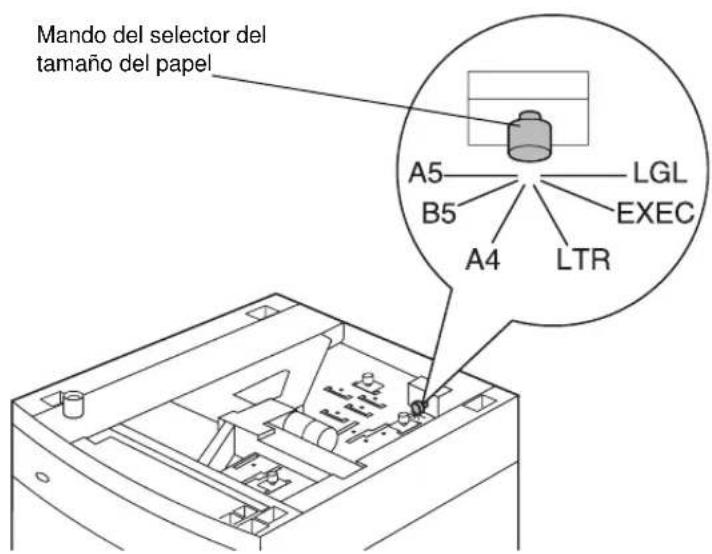 LEXMARK Optra T610 - Configuración del tipo de papel - 1