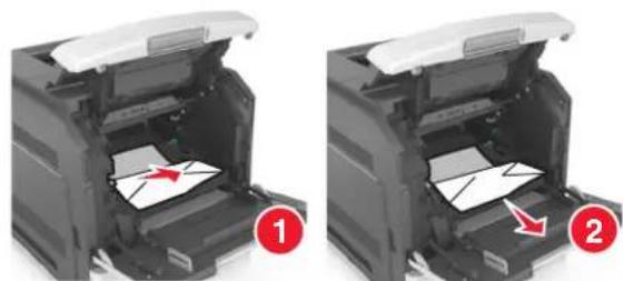 LEXMARK M5170 - Bourrage papier derrière la porte avant - 4
