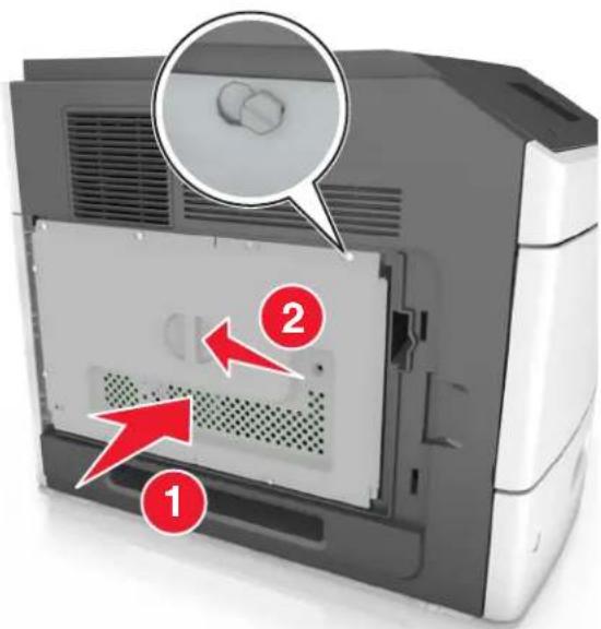 LEXMARK M5170 - Accès à la carte logique - 6