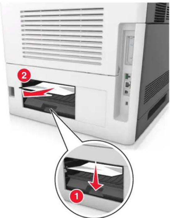LEXMARK M5170 - Bourrage papier derrière la porte arriere - 4