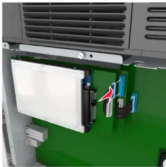 LEXMARK M5170 - Installation d'un disque dur sur l'imprimante - 5