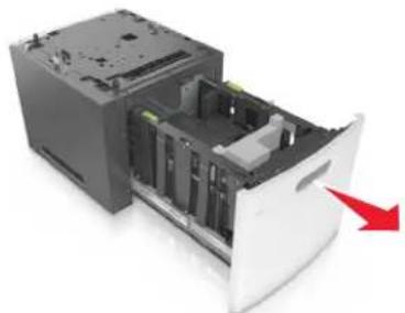 LEXMARK M5170 - Installation des tiroirs optionnels - 4