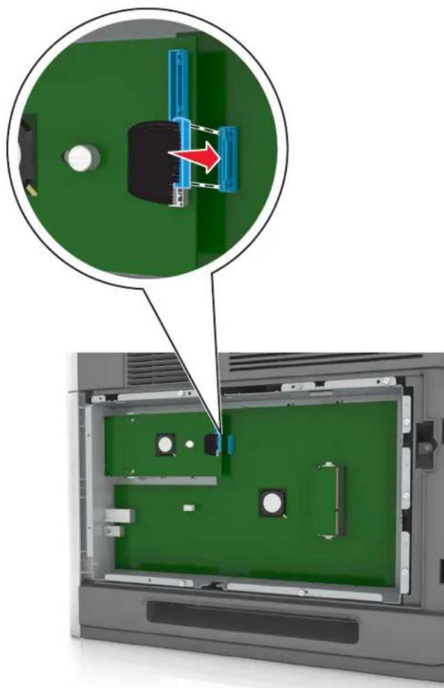 LEXMARK M5170 - Installation d'un port Internal Solutions Port - 10