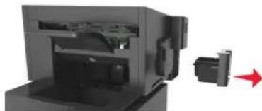 LEXMARK M5170 - Vidage de la boîte perforatrice - 1