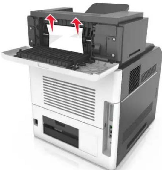 LEXMARK M5170 - Bourrage papier dans le réceptacle d'extension de sortie - 2