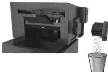 LEXMARK M5170 - Vidage de la boîte perforatrice - 2