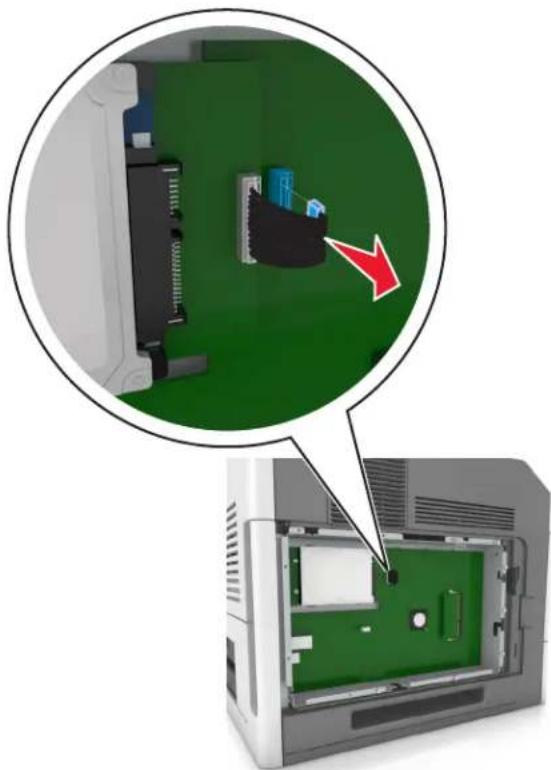 LEXMARK M5170 - Retrait du disque dur de l'imprimante - 1