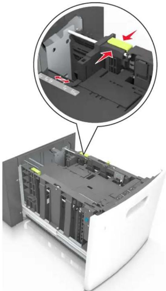 LEXMARK M5170 - Chargement du papier au format A4, Lettre, Légal, Oficio et Folio - 5