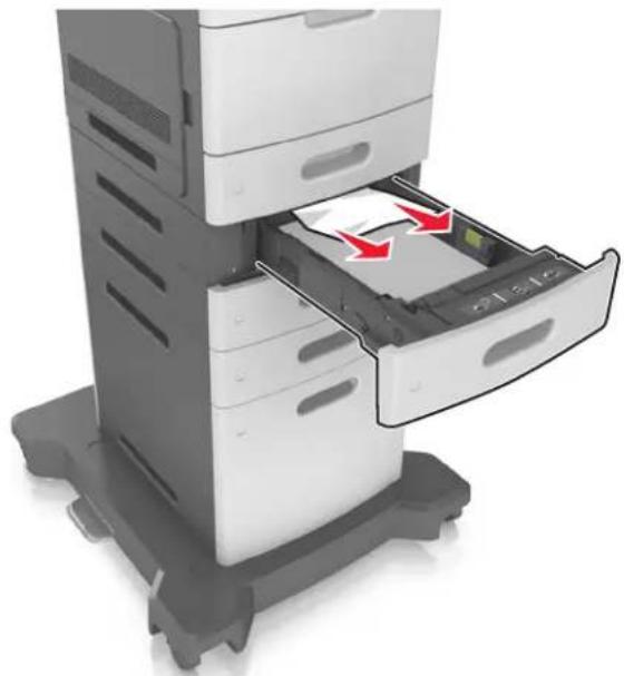 LEXMARK M5170 - Bourrage papier dans les tiroirs - 2