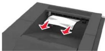 LEXMARK M5163 - Bourrage papier dans le réceptacle standard - 1