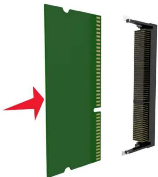 LEXMARK M5163 - Installation d'une carte mémoire - 2