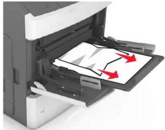LEXMARK M5163 - Bourrage papier dans le chargeur multifonction - 1
