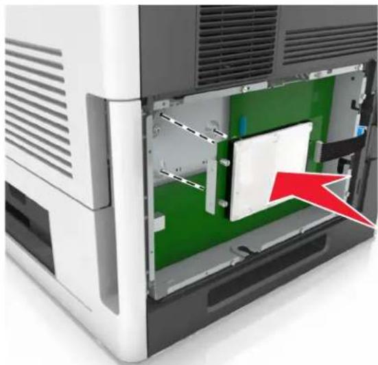 LEXMARK M5163 - Installation d'un disque dur sur l'imprimante - 6