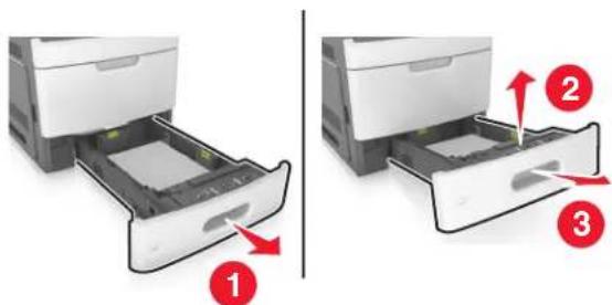LEXMARK M5163 - Bourrage papier dans l'unité d'impression recto verso - 1