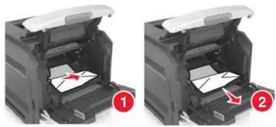 LEXMARK M5163 - Bourrage papier derrière la porte avant - 4