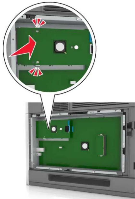 LEXMARK M5163 - Installation d'un port Internal Solutions Port - 7