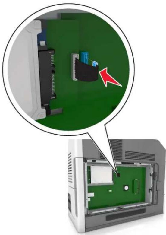 LEXMARK M5163 - Installation d'un disque dur sur l'imprimante - 7