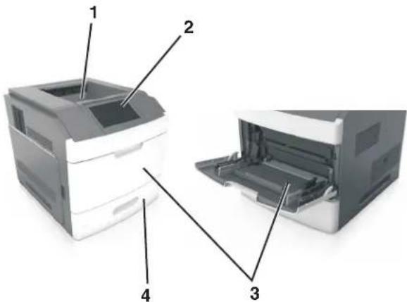 LEXMARK M5163 - Modèle de base - 1