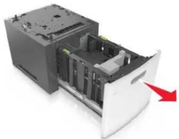 LEXMARK M5163 - Installation des tiroirs optionnels - 4