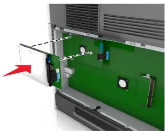 LEXMARK M5163 - Installation d'un disque dur sur l'imprimante - 4