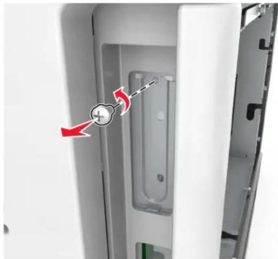 LEXMARK M5163 - Installation d'un port Internal Solutions Port - 3