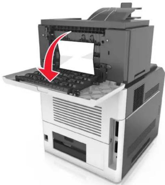 LEXMARK M5163 - Bourrage papier dans la boîte aux lettres - 1