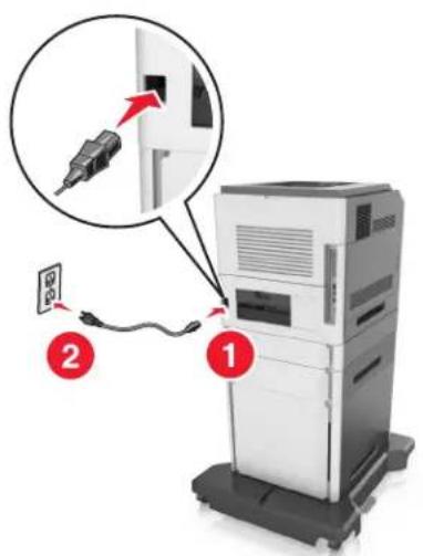 LEXMARK M5163 - Installation des tiroirs optionnels - 7