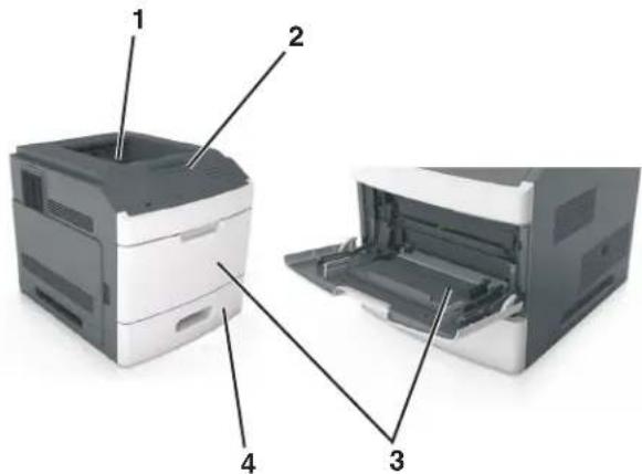 LEXMARK M5163 - A propos de l'imprimante - 1