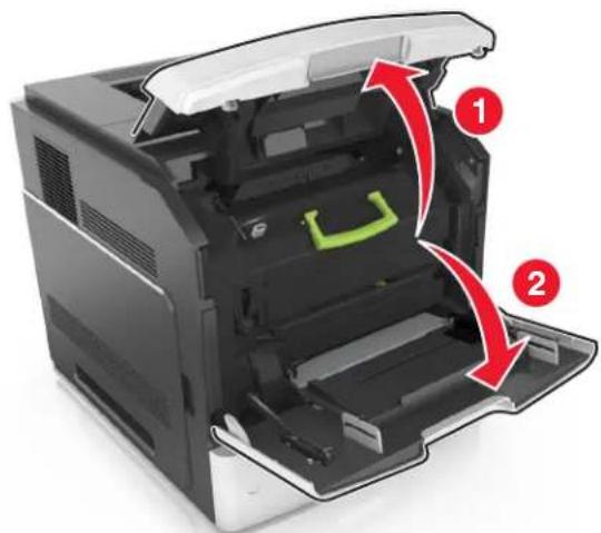 LEXMARK M5163 - Remplacement de la cartouche de toner - 1