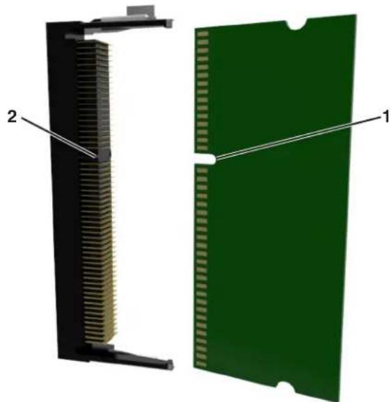 LEXMARK CS317 - Installation d'une carte mémoire - 5