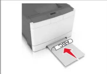 LEXMARK CS317 - Alimentation du chargeur manuel - 1