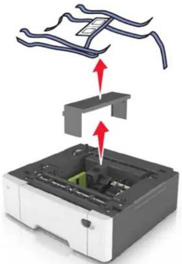 LEXMARK CS317 - Installation d'un double tiroir 650 feuilles - 3