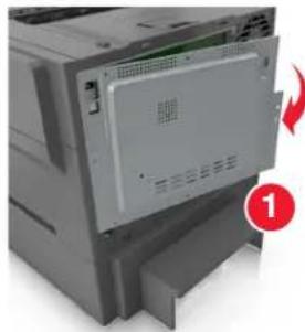 LEXMARK CS317 - Installation d'une carte mémoire - 2