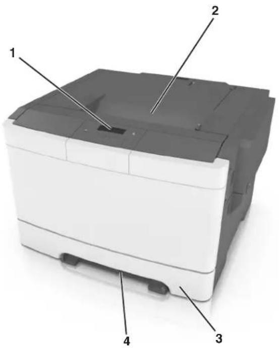 LEXMARK CS317 - Configurations des imprimantes - 1