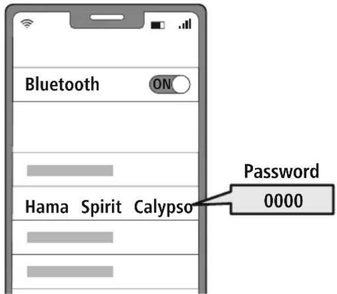 HAMA Spirit Calypso - Zoek de koptelefoon met uw eindapparaat (alleen nodig voor de eerste verbinding) - 1