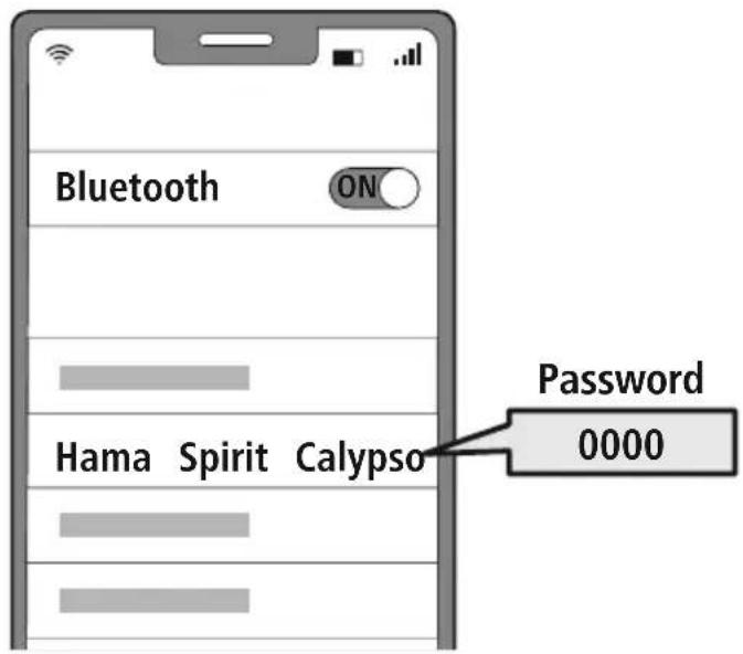 HAMA Spirit Calypso - Search using your device for the headphones (only required on the first connection) - 1