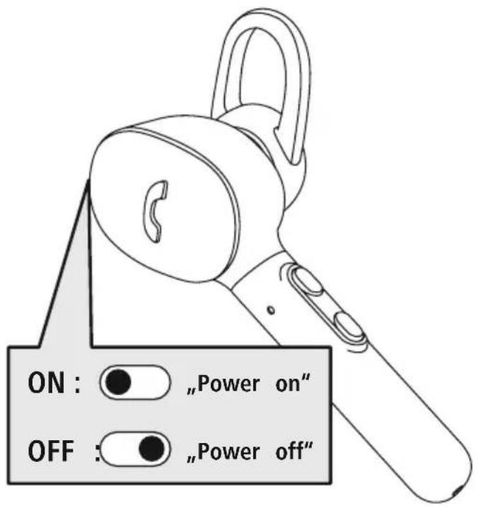 HAMA MyVoice1300 - Mise en marche/arrêt - 1