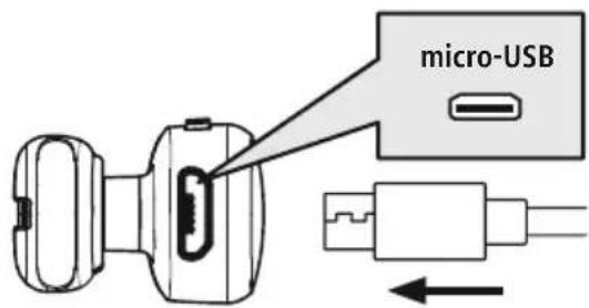 HAMA MyVoice700 - Headset uitschakelen en aansluten - 1