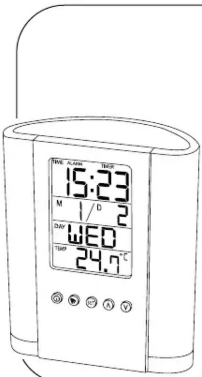 HAMA 00186356 - LCD-ThermometerundStifthalter - 1