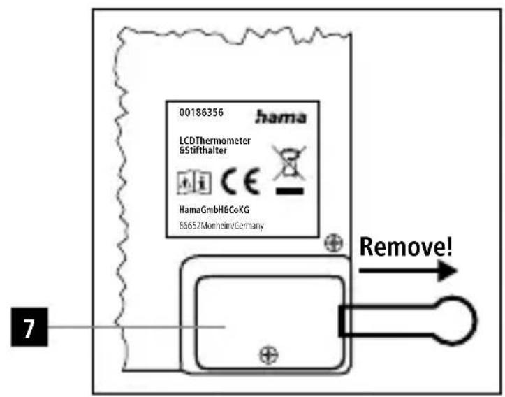 HAMA 00186356 - LCD-ThermometerundStifthalter - 4