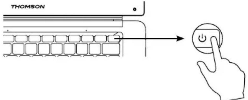 THOMSON NEO 17 - Turning your device on / off - 1