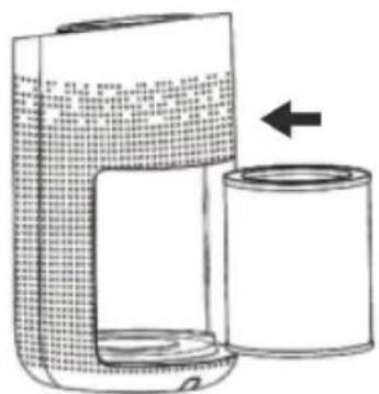 Fuave Pure Air - Remove filter package - 5
