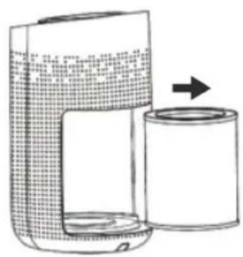 Fuave Pure Air - Retirer le filtre - 4