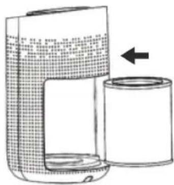 Fuave Pure Air - Verpackung des filters entfernen - 4